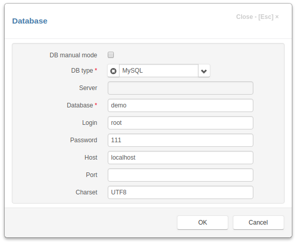 MySql setup