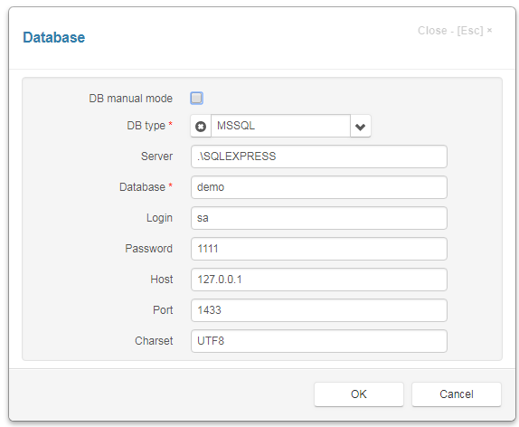 MSSQL setup