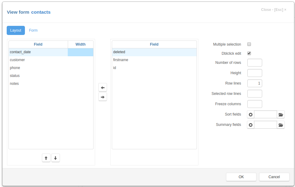 View contacts1